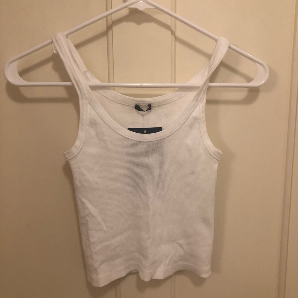 brandy melville white tank top